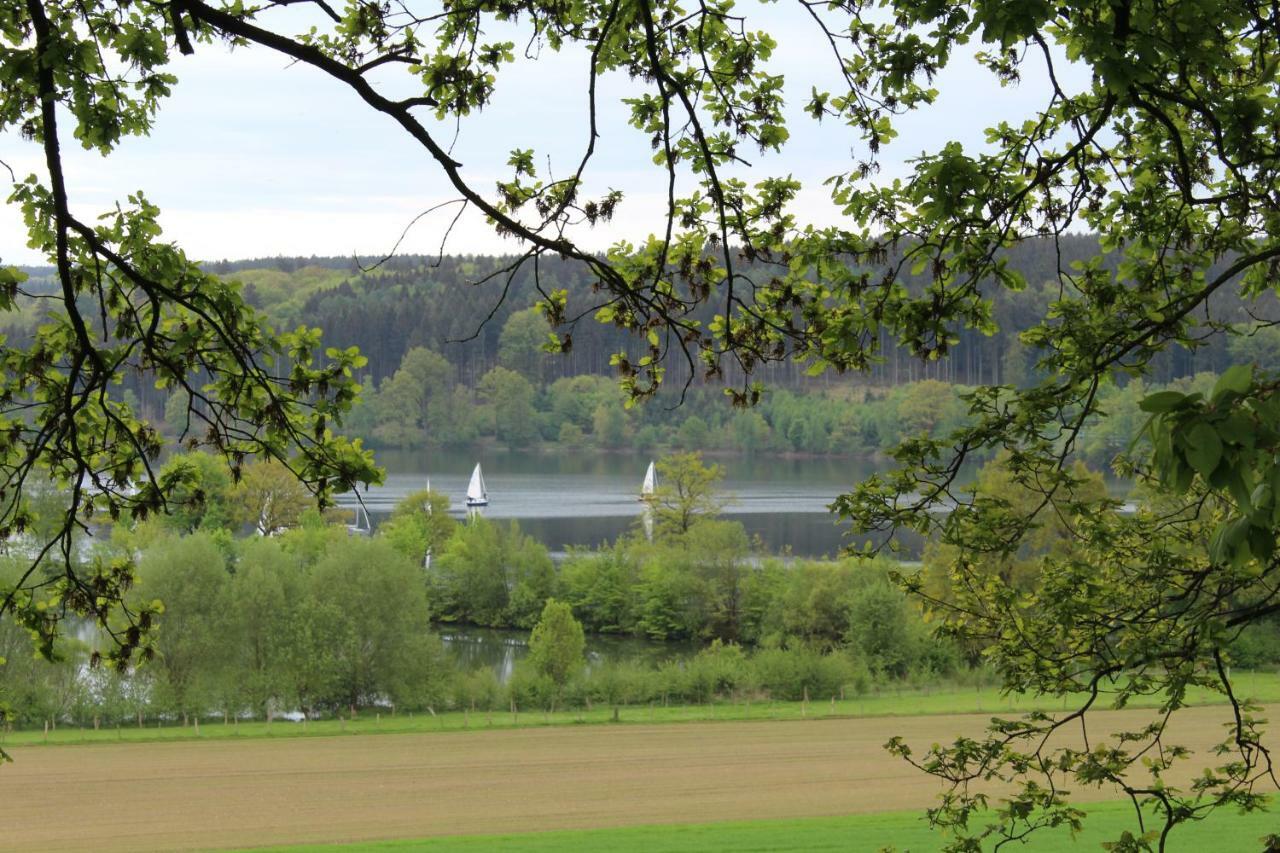 Ferienwohnung "Am Fischteich" Möhnesee Exteriör bild